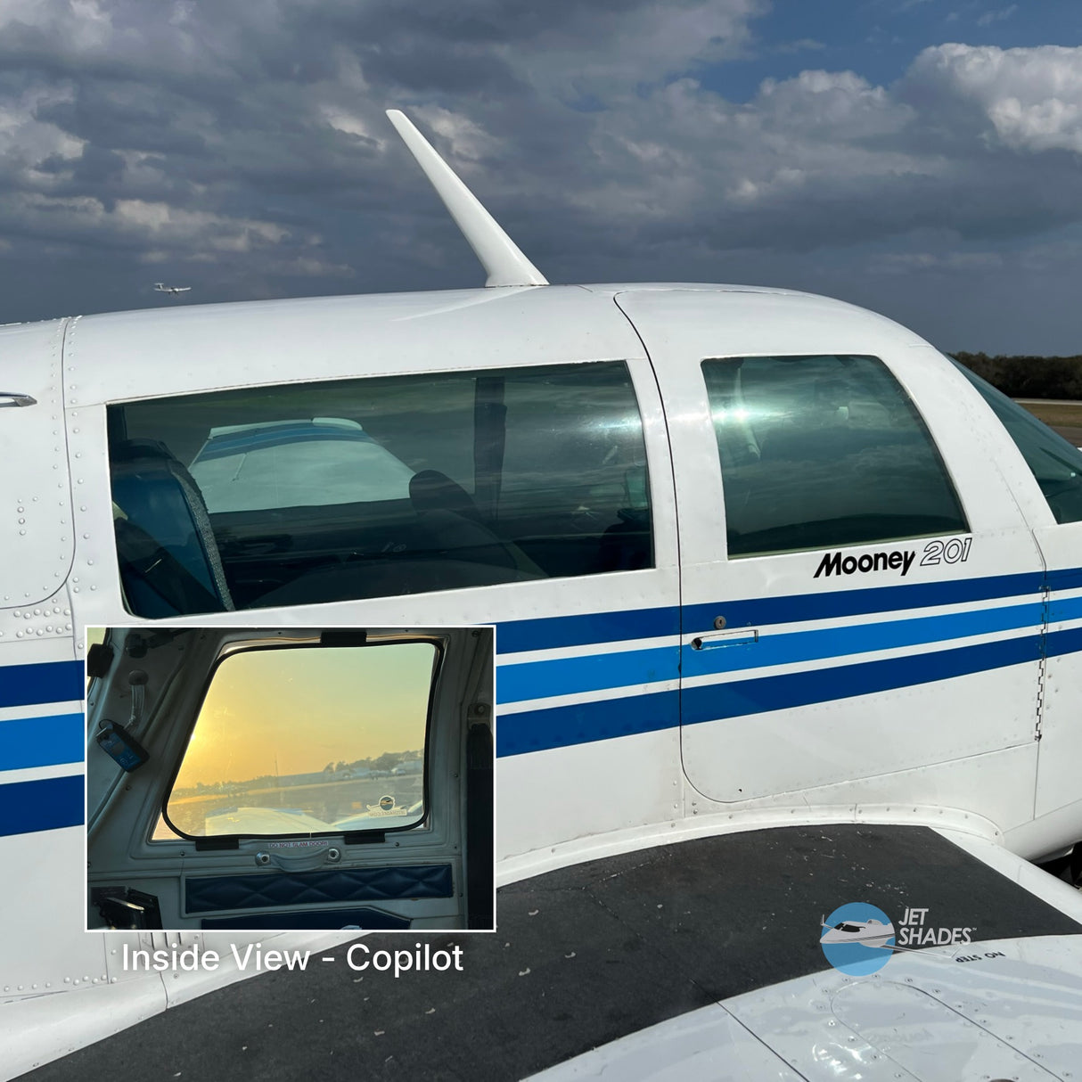 Jet Shades for Mooney M20J / M20K