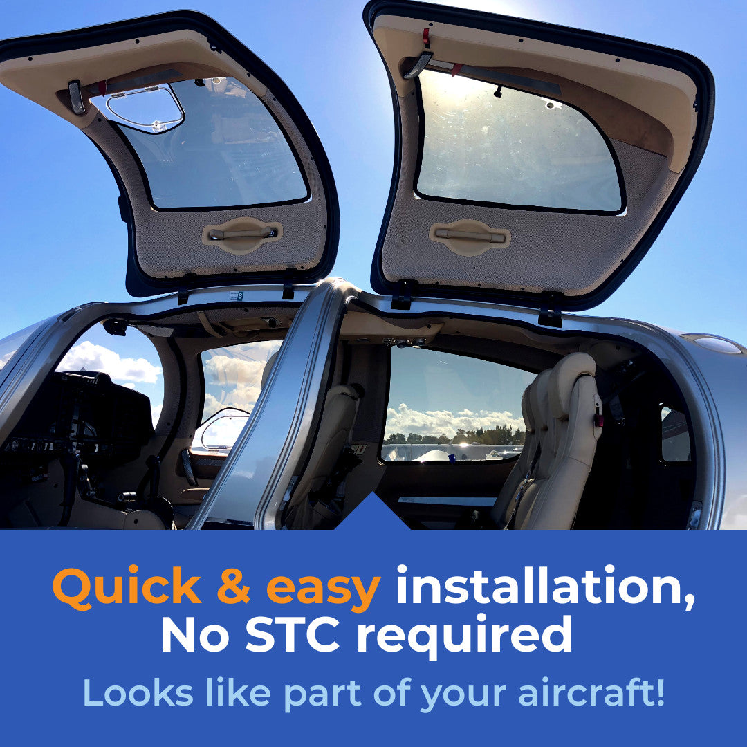 Jet Shades installed - Doors Open - Diamond DA62