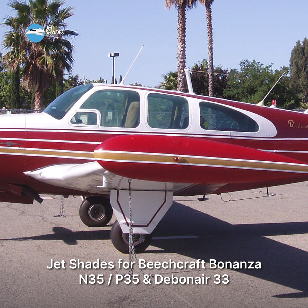 Jet Shades for Beechcraft Bonanza N35 / P35 & Debonair 33