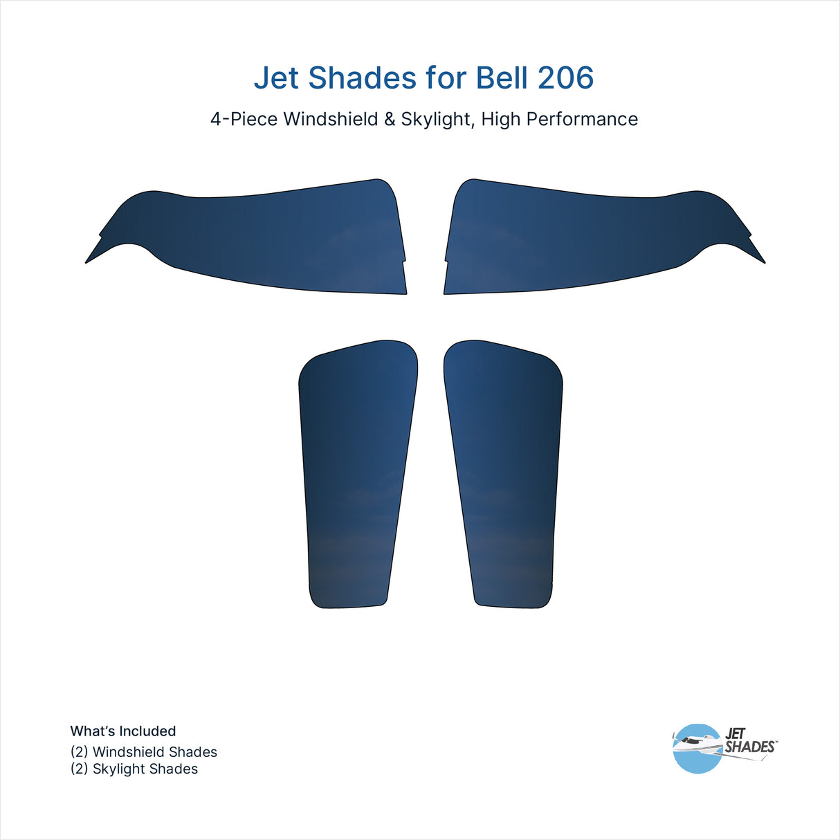 Jet Shades for Bell 206