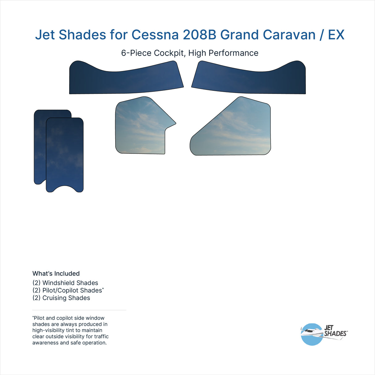 Jet Shades for Cessna 208B Grand Caravan / EX