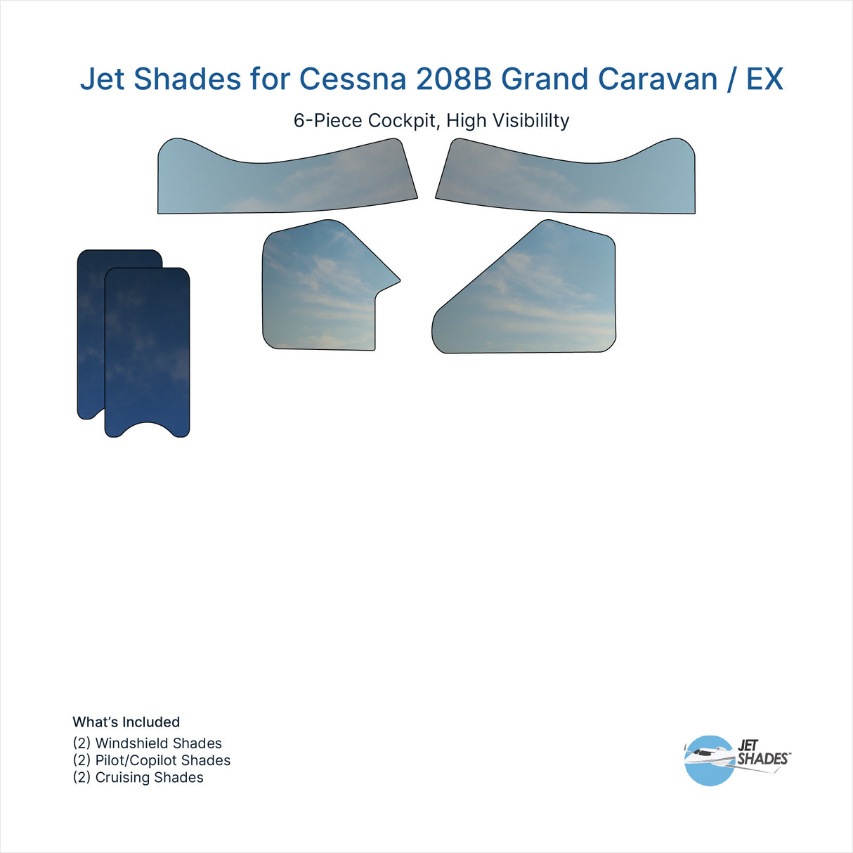 Jet Shades for Cessna 208B Grand Caravan / EX