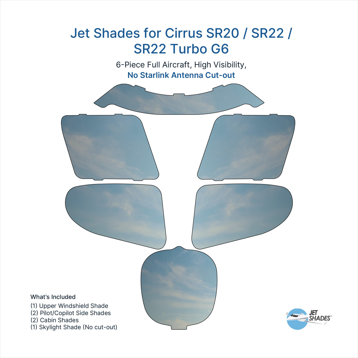 Jet Shades for Cirrus SR20 / SR22 / SR22 Turbo G6