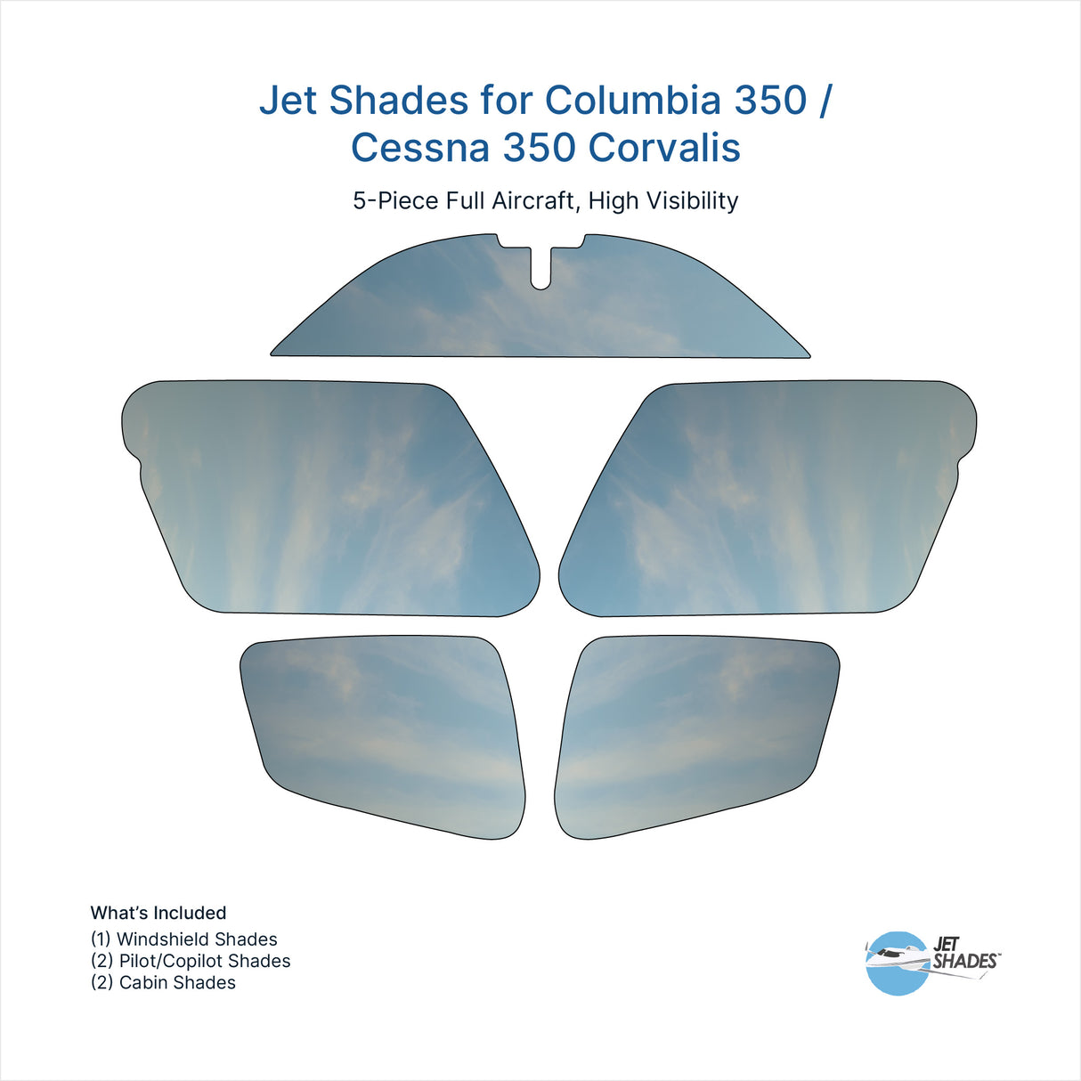 Jet Shades for Columbia 350 / Cessna 350 Corvalis