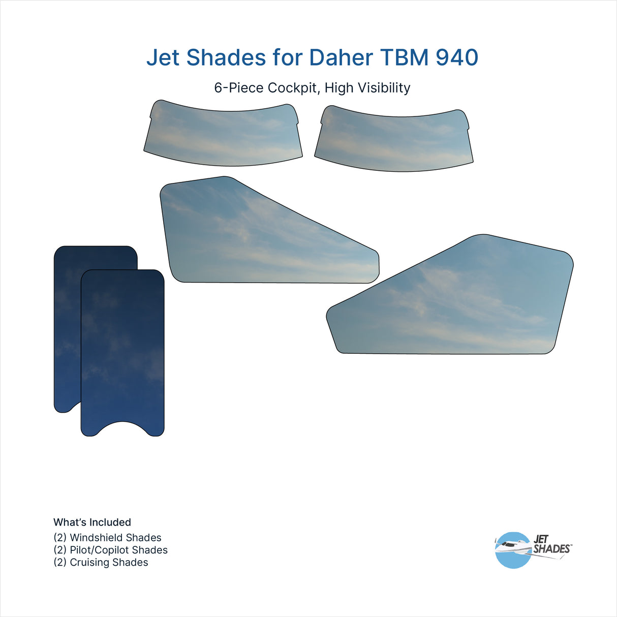 Jet Shades for Daher TBM 940