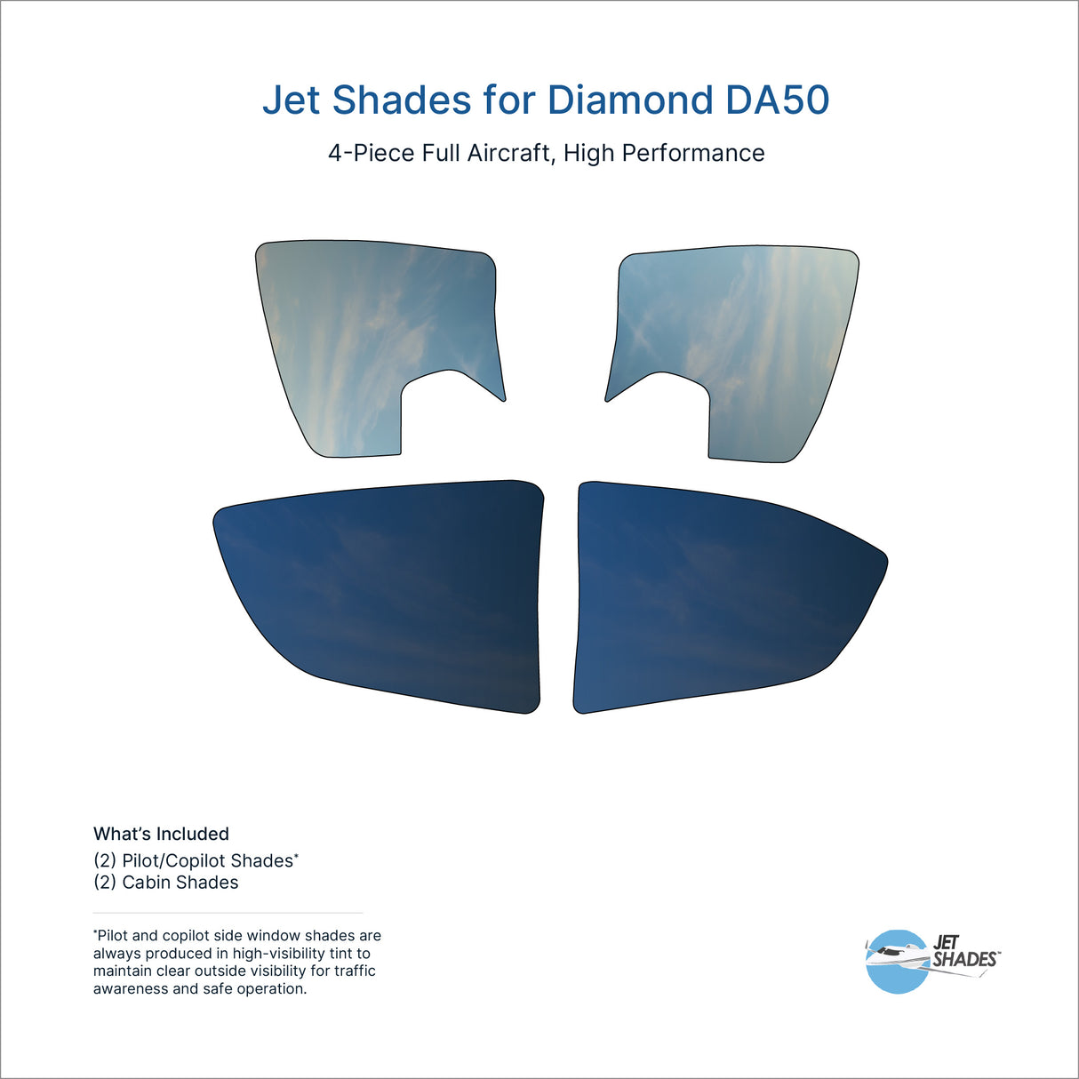 Jet Shades for Diamond DA50