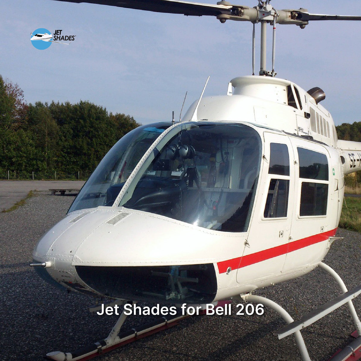 Jet Shades for Bell 206