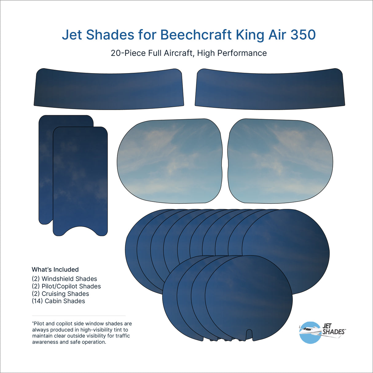 Jet Shades for Beechcraft King Air 350