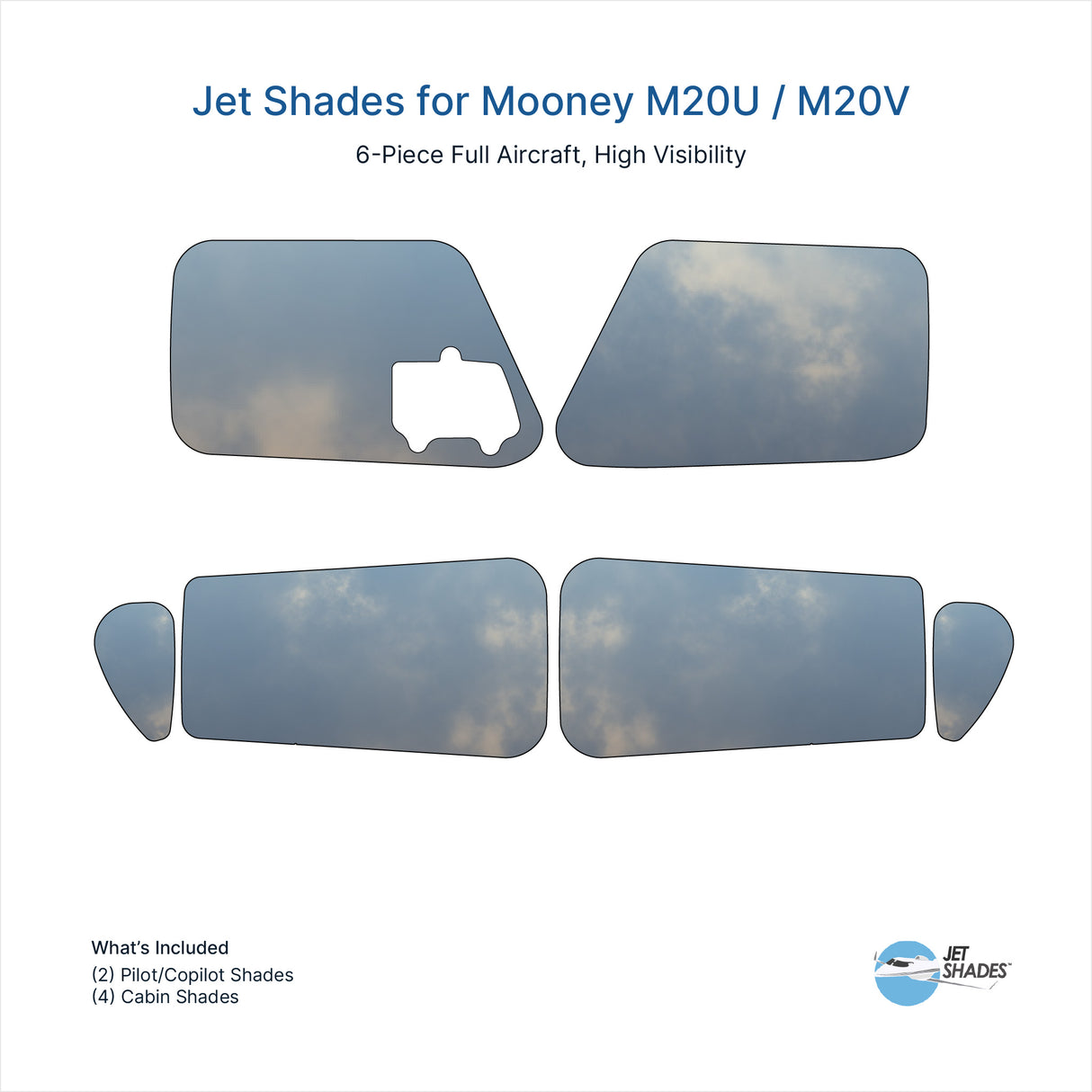 Jet Shades for Mooney M20U / M20V