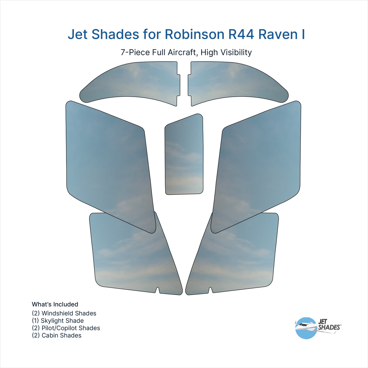 Jet Shades for Robinson R44 Raven I