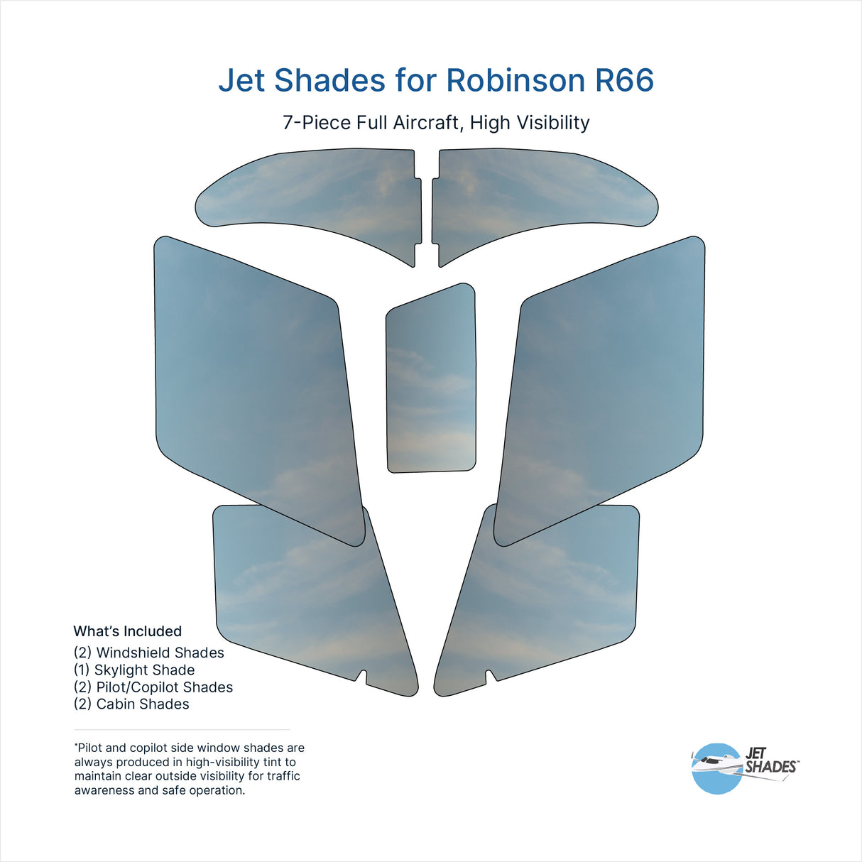 Jet Shades for Robinson R66