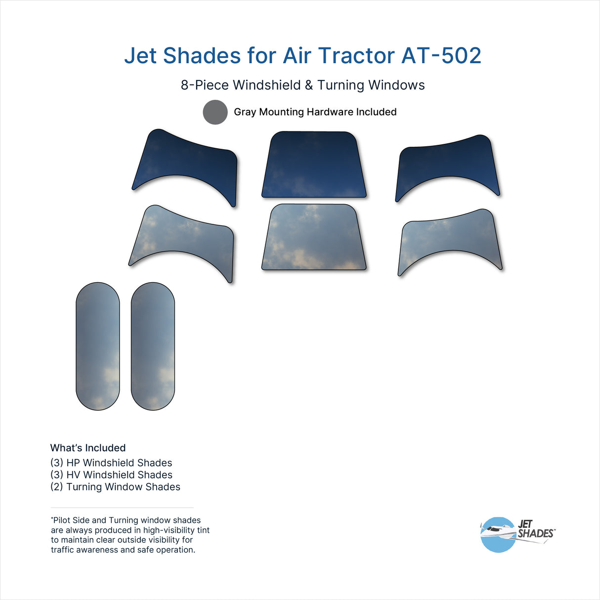 Jet Shades for Air Tractor AT-502
