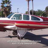 Jet Shades for Beechcraft Bonanza N35 / P35 & Debonair 33