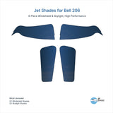 Jet Shades for Bell 206