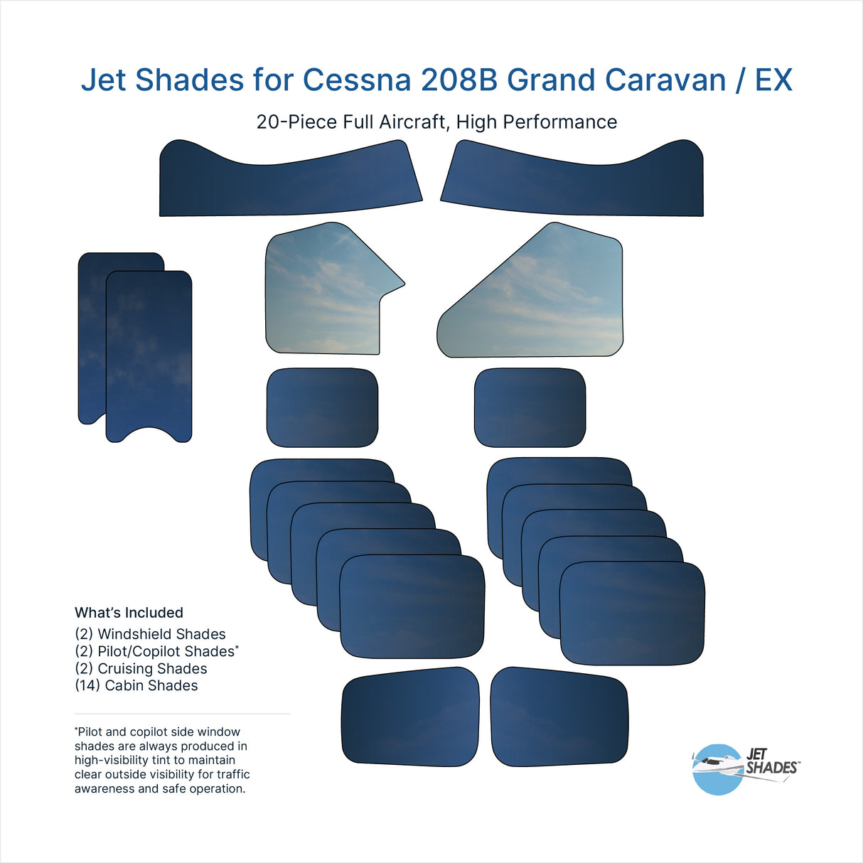 Jet Shades for Cessna 208B Grand Caravan / EX