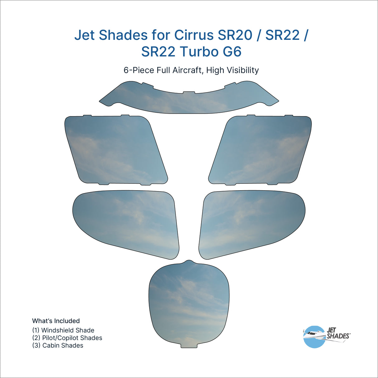 Jet Shades for Cirrus SR20 / SR22 / SR22 Turbo G6