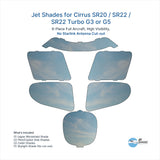 Jet Shades for Cirrus SR20 / SR22 / SR22 Turbo G3 or G5