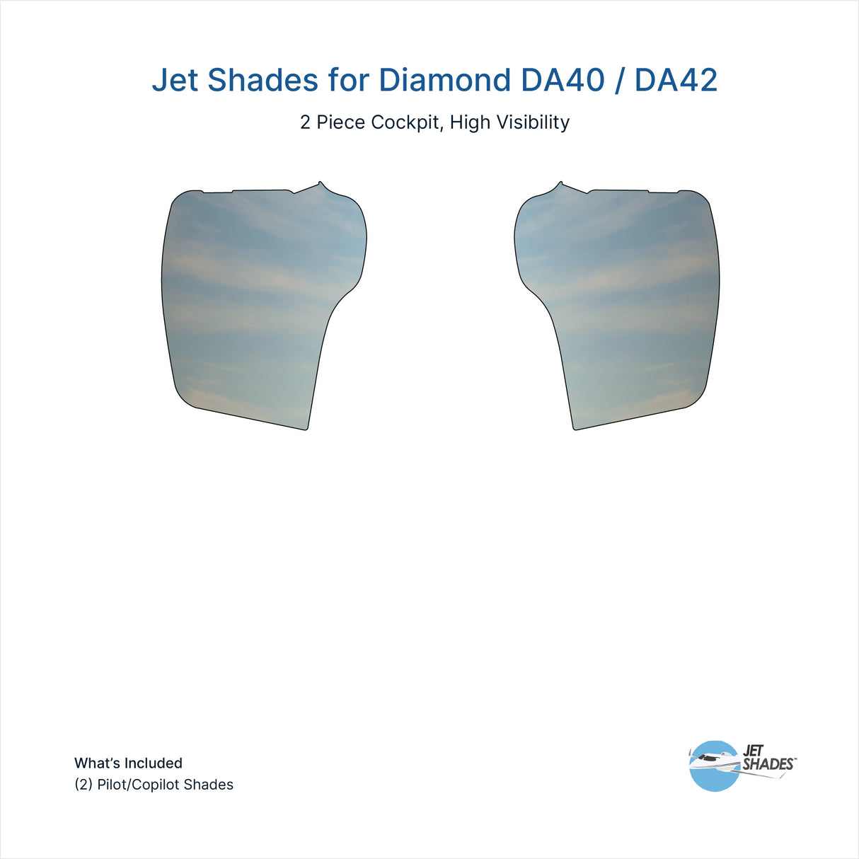Jet Shades for Diamond DA40 / DA42
