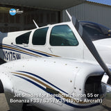 Jet Shades for Beechcraft Baron 55 or Bonanza F33 / S35 / V35 (1970 and Later Aircraft)