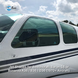 Jet Shades for Beechcraft Baron 58 or Bonanza A36 / B36 / G36 (1970 and Later Aircraft)
