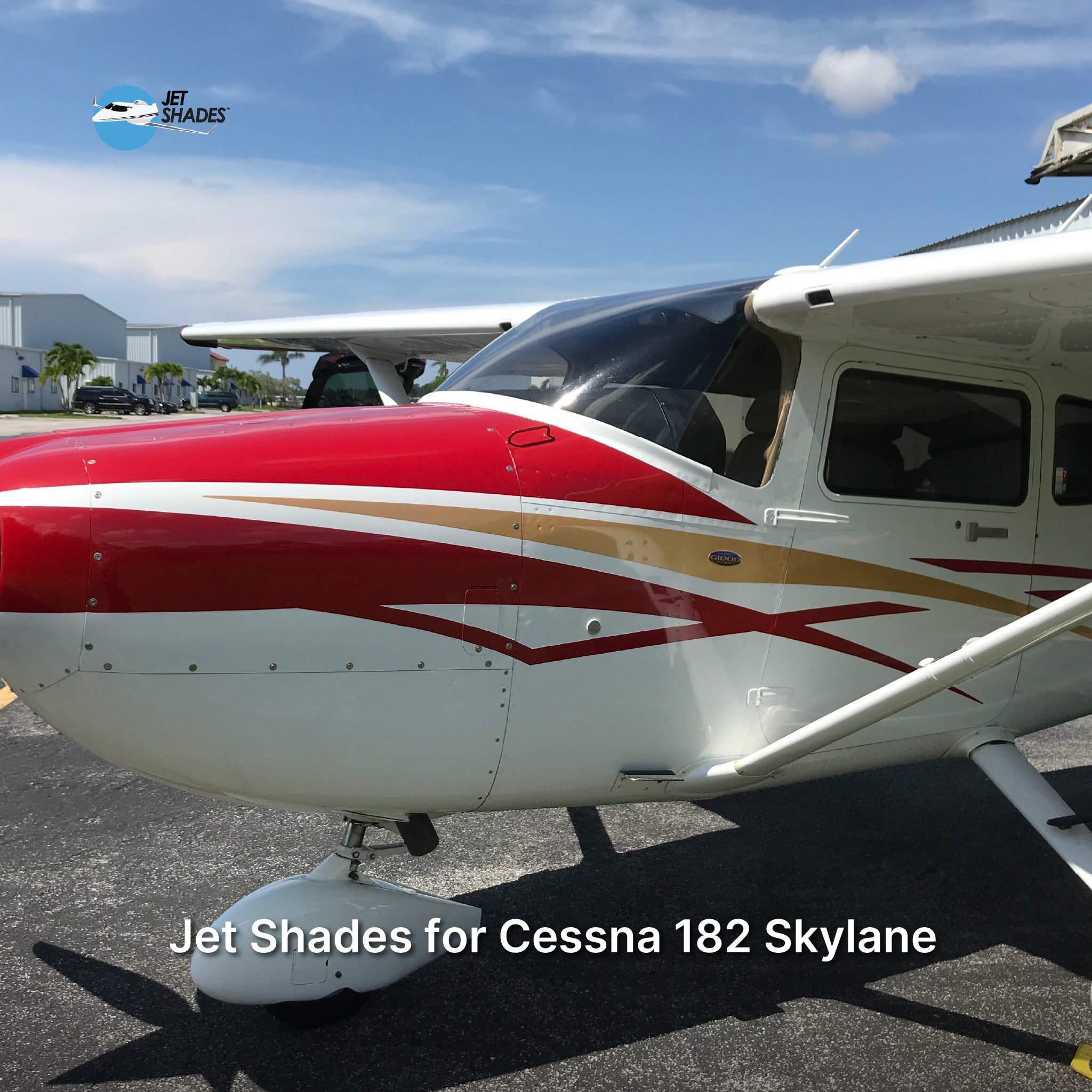 Cessna 182 Skylane Sun Shades | Reduce Heat & Glare | Jet Shades