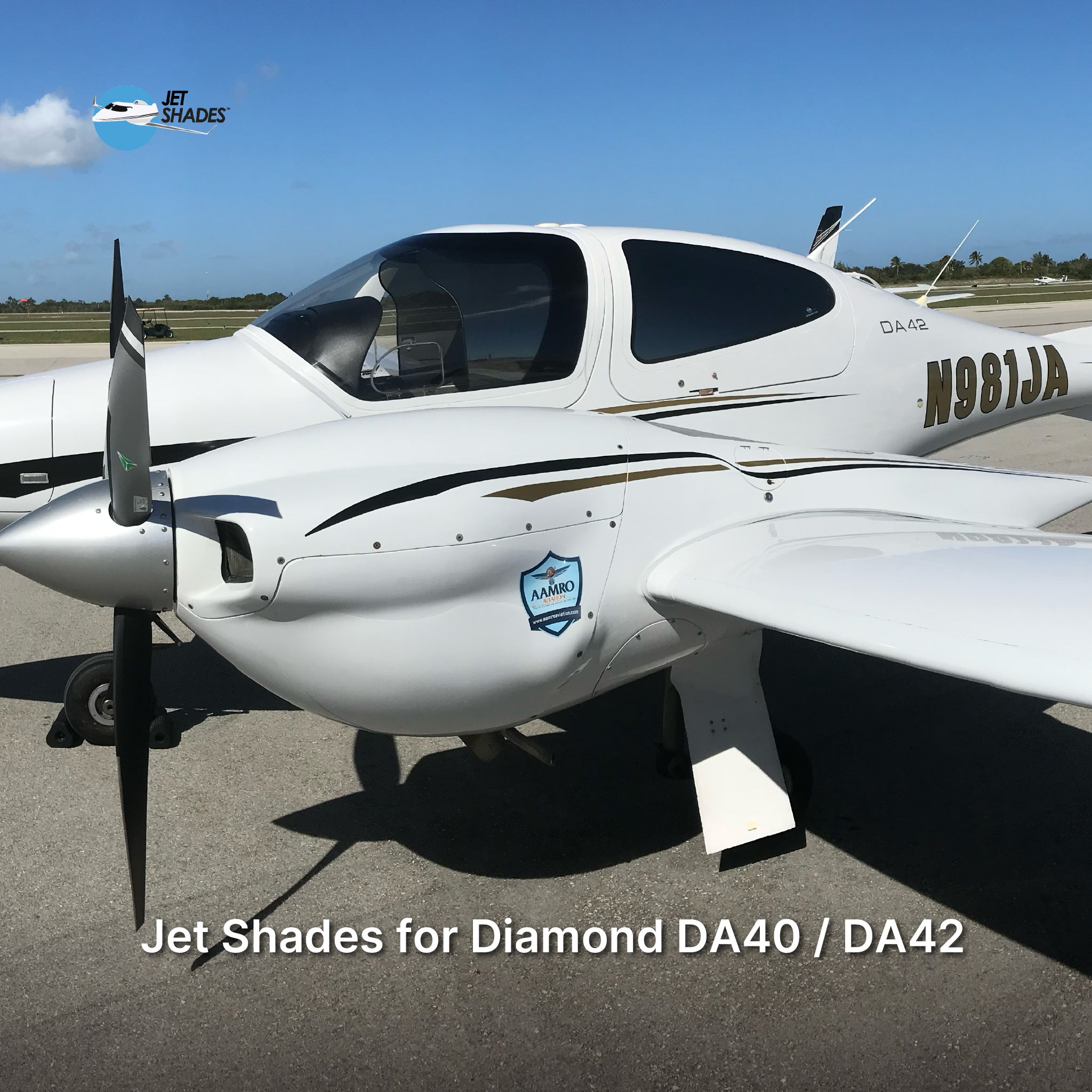 Diamond DA40 & DA42 Canopy Shades | Training & Personal | Jet Shades