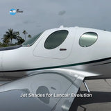 Jet Shades for Lancair Evolution