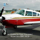 Jet Shades for Piper Cherokee / Arrow I & II (1961–1973)