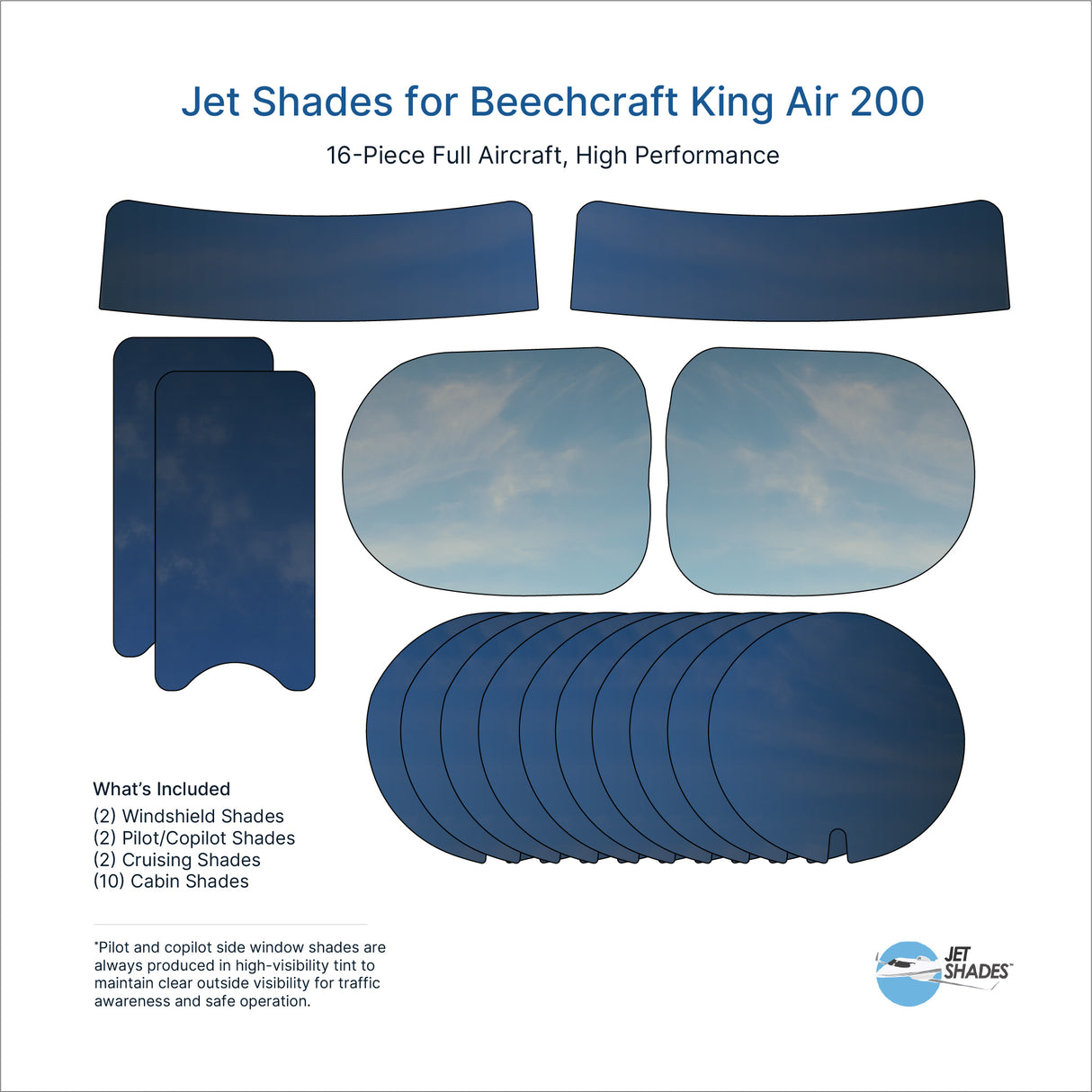Jet Shades for Beechcraft King Air 200