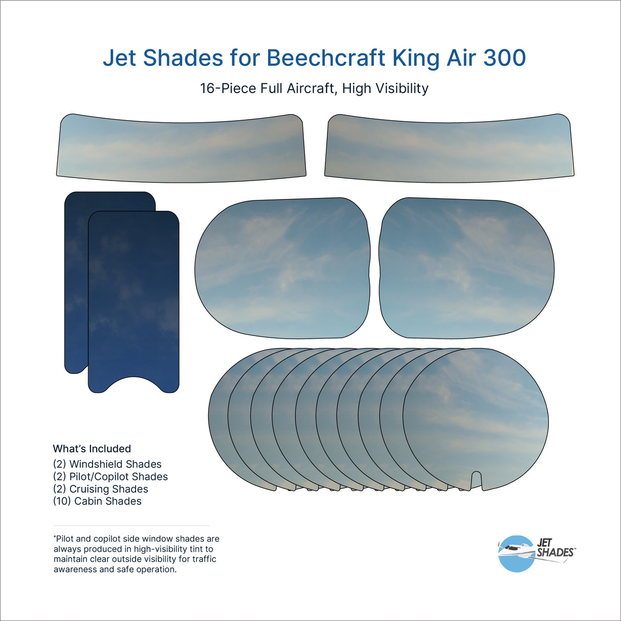 Jet Shades for Beechcraft King Air 300