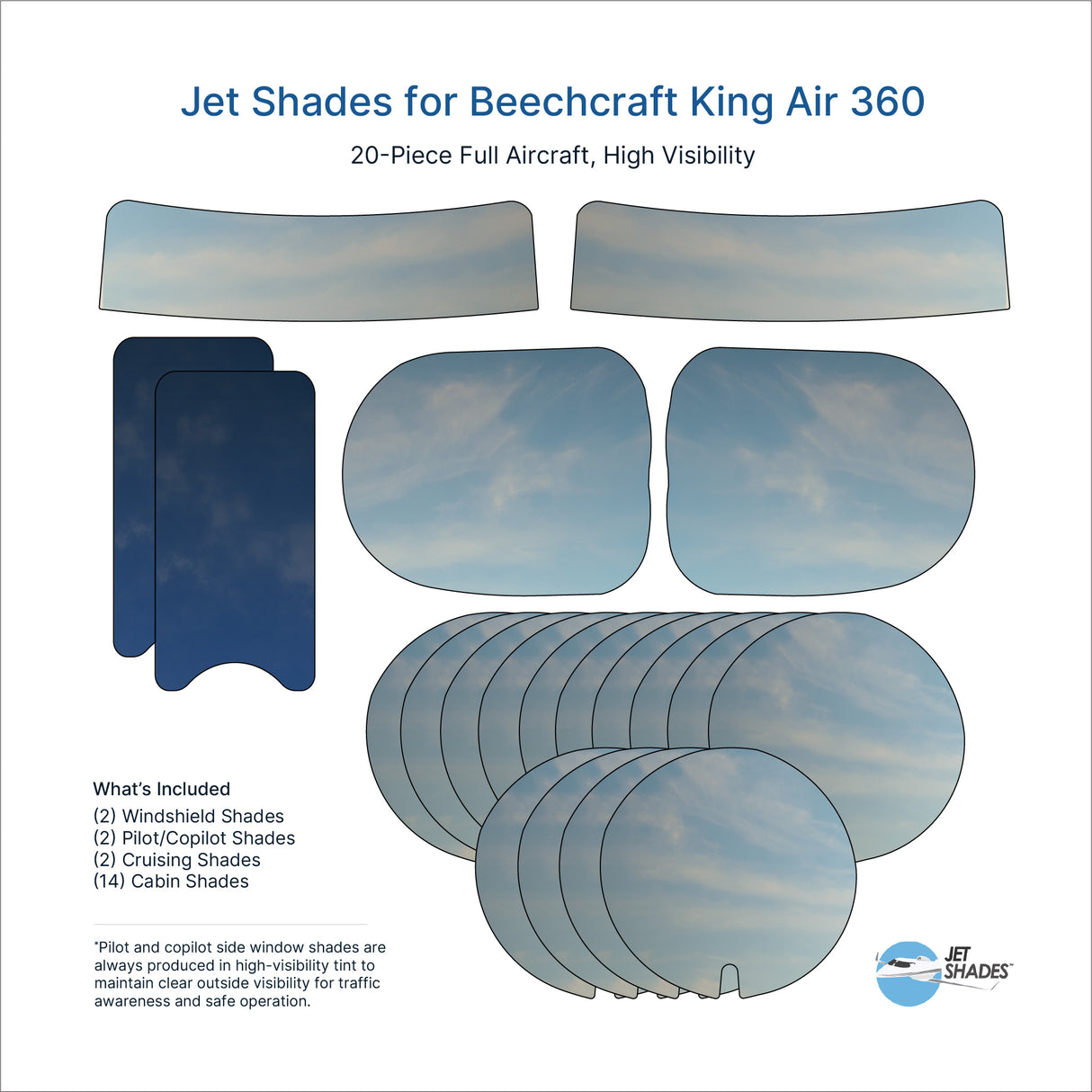 Jet Shades for Beechcraft King Air 360