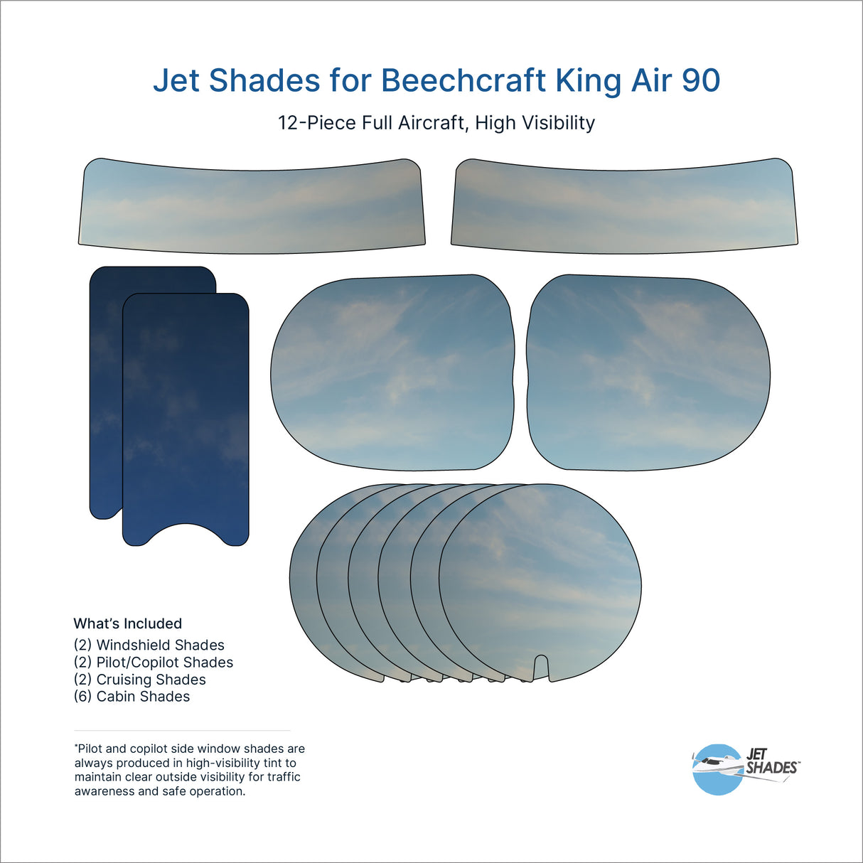 Jet Shades for Beechcraft King Air 90