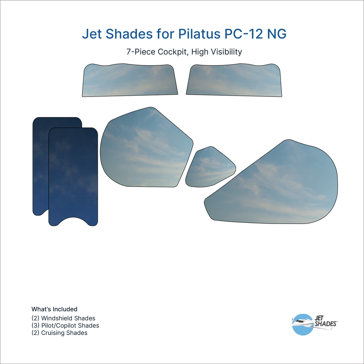 Jet Shades for Pilatus PC-12 NG
