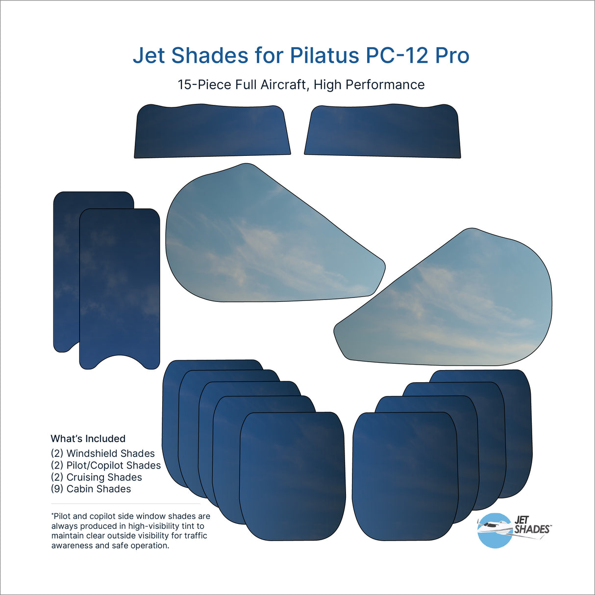 Jet Shades for Pilatus PC-12 PRO