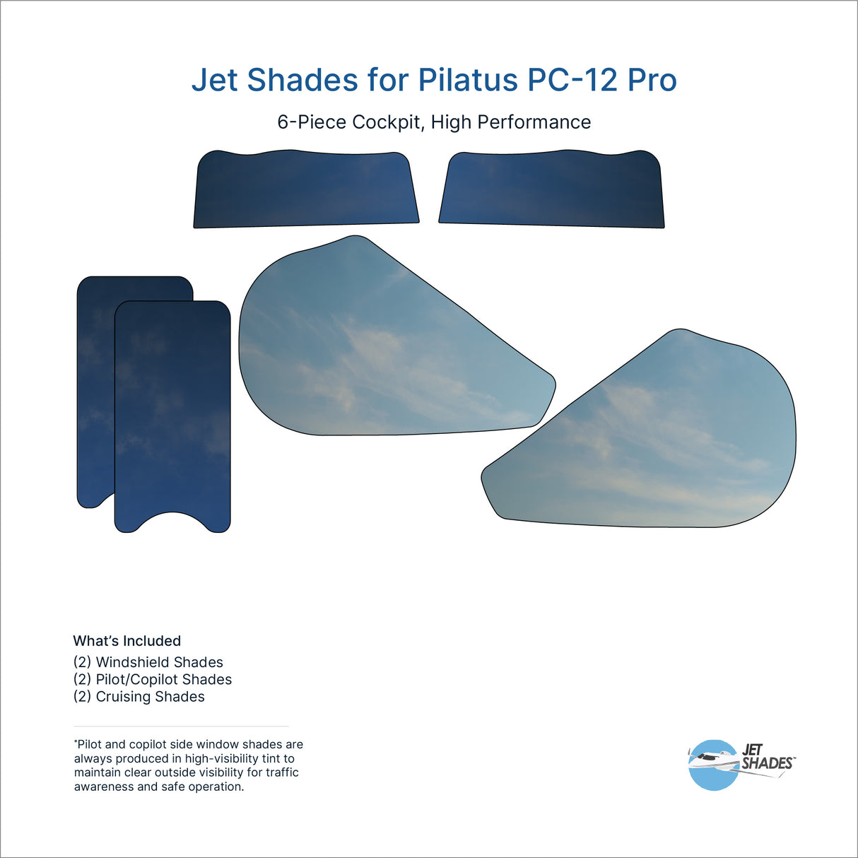 Jet Shades for Pilatus PC-12 PRO