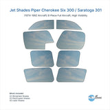 Jet Shades for Piper Cherokee Six 300 / Saratoga 301 (1974-1992)