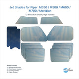 Jet Shades for Piper M350 / M500 / M600 / M700 / Meridian