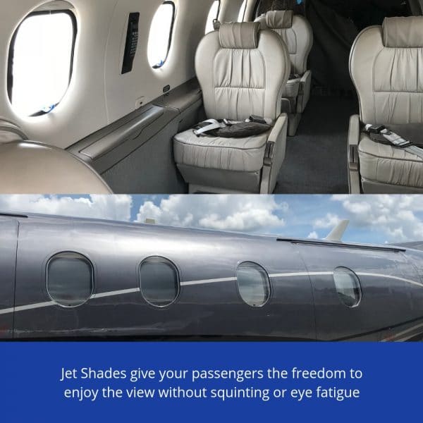 Jet Shades for Pilatus PC-12 Passengers