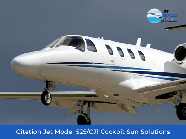 Citation Jet 525 CJ1 Cockpit Sun Solutions by Jet Shades
