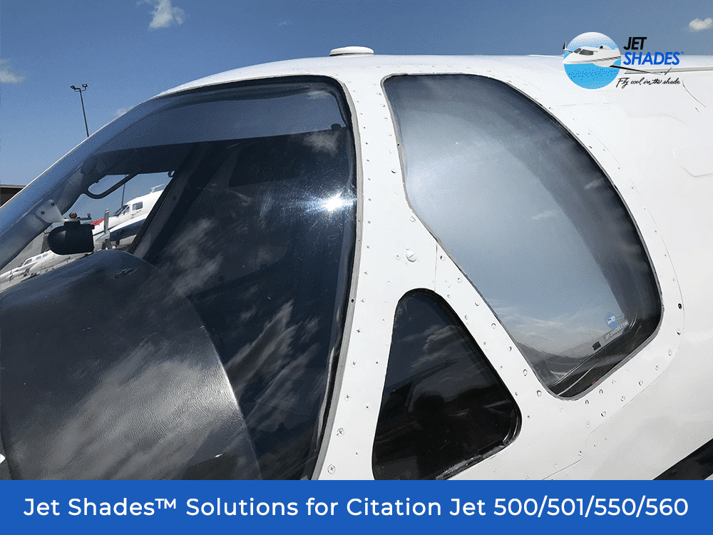 Jet Shades Solution For Cessna Citation Jet 500 501 550 560