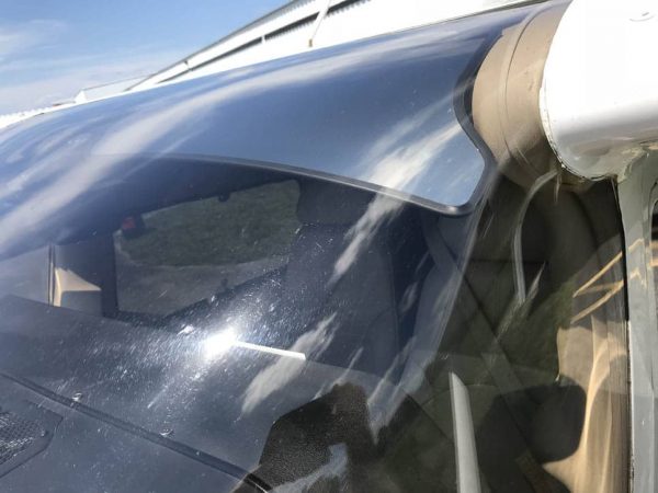 Exterior View - Windshield Jet Shade Cessna 182