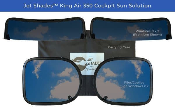 King Air 350 Cockpit Solution by Jet Shades