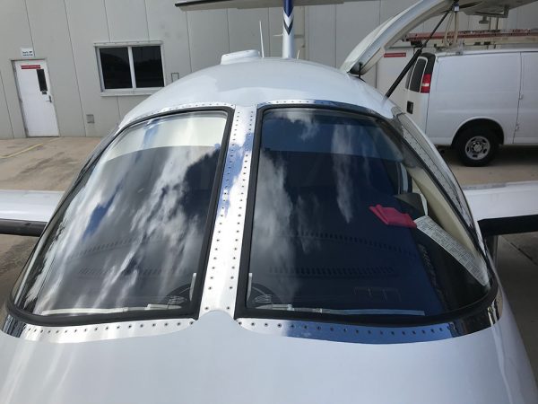 Jet Shades for Eclipse 500/550 - Compare Standard High-Visibility with Premium Upgrade (Exterior)