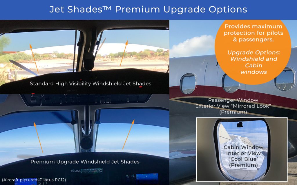 Jet Shades Upgrade Options