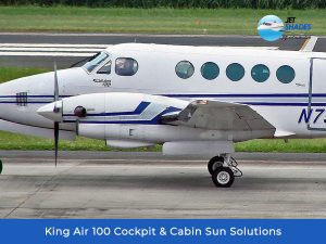 King Air 100 Cockpit & Cabin Sun Solutions by Jet Shades