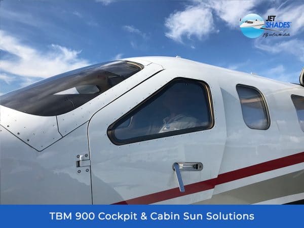TBM 900 Cockpit & Cabin Sun Solutions by Jet Shades