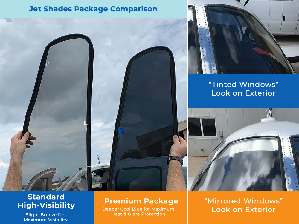 Standard Vs Premium Jet Shades
