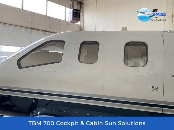 TBM 700 Cockpit & Cabin Sun Solutions by Jet Shades