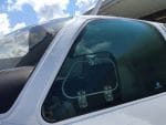 Beechcraft Baron Pilot Side Exterior with Custom Jet Shades