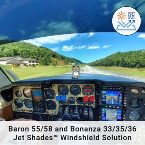 Baron 55/58 and Bonanza 33/35/36 Windshield Solution